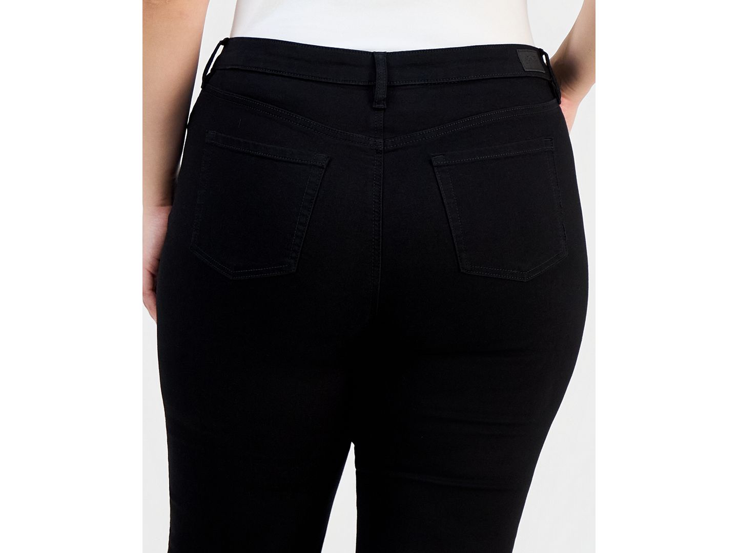 Женские джинсы Jones New York Plus Size Lexington Straight-Leg, цвет: Оникс варёный — фото 5