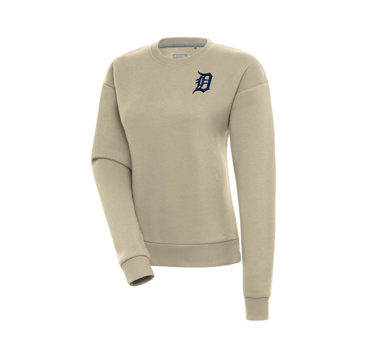 Women's Khaki Detroit Tigers Victory Pullover Sweatshirt