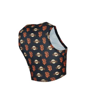 Women's Black San Francisco Giants Knit Tank Top & Skort Set