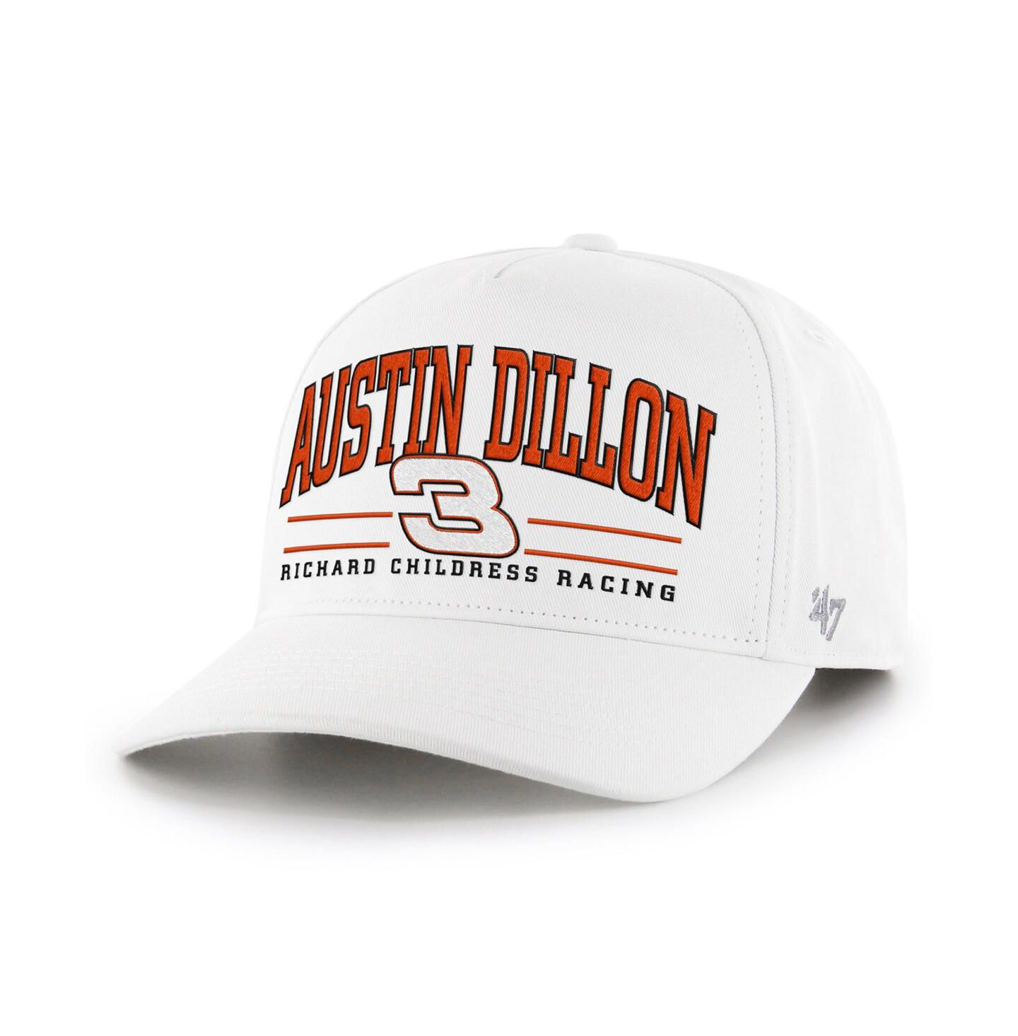 Мужская кепка '47 Brand White Austin Dillon Roscoe Hitch Adjustable Hat — фото 1
