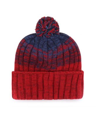Men's Red Washington Nationals Cascade Cuffed Knit Hat with Pom