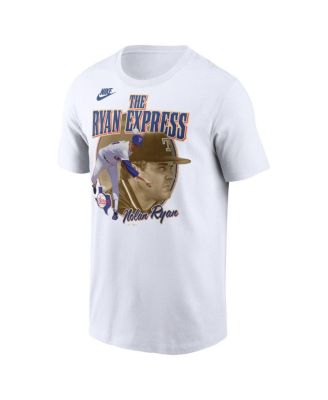 Men's Nolan Ryan White Texas Rangers Cooperstown Legends Graphic T-Shirt