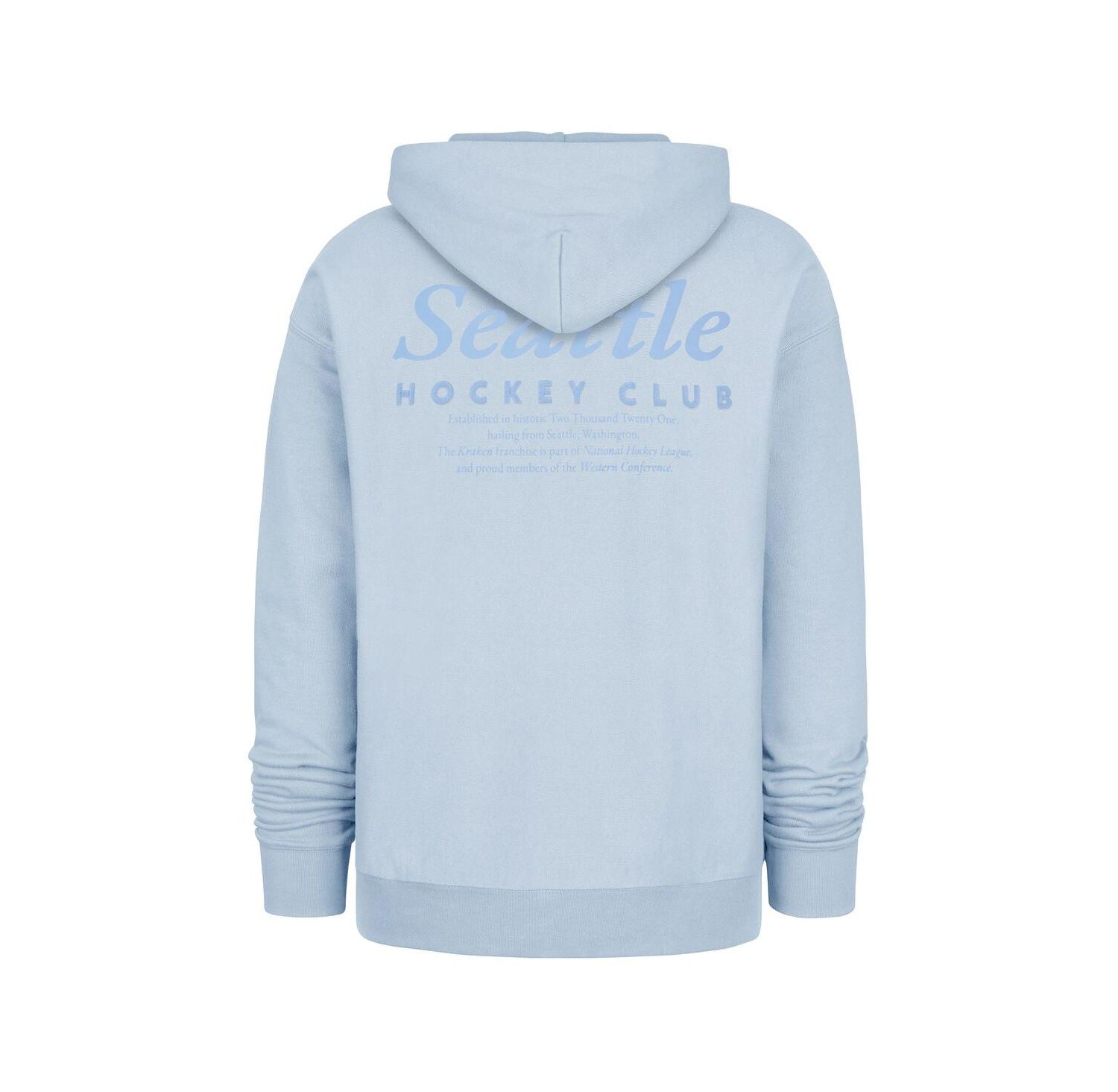 Men's Light Blue Seattle Kraken Foundation Pullover Hoodie