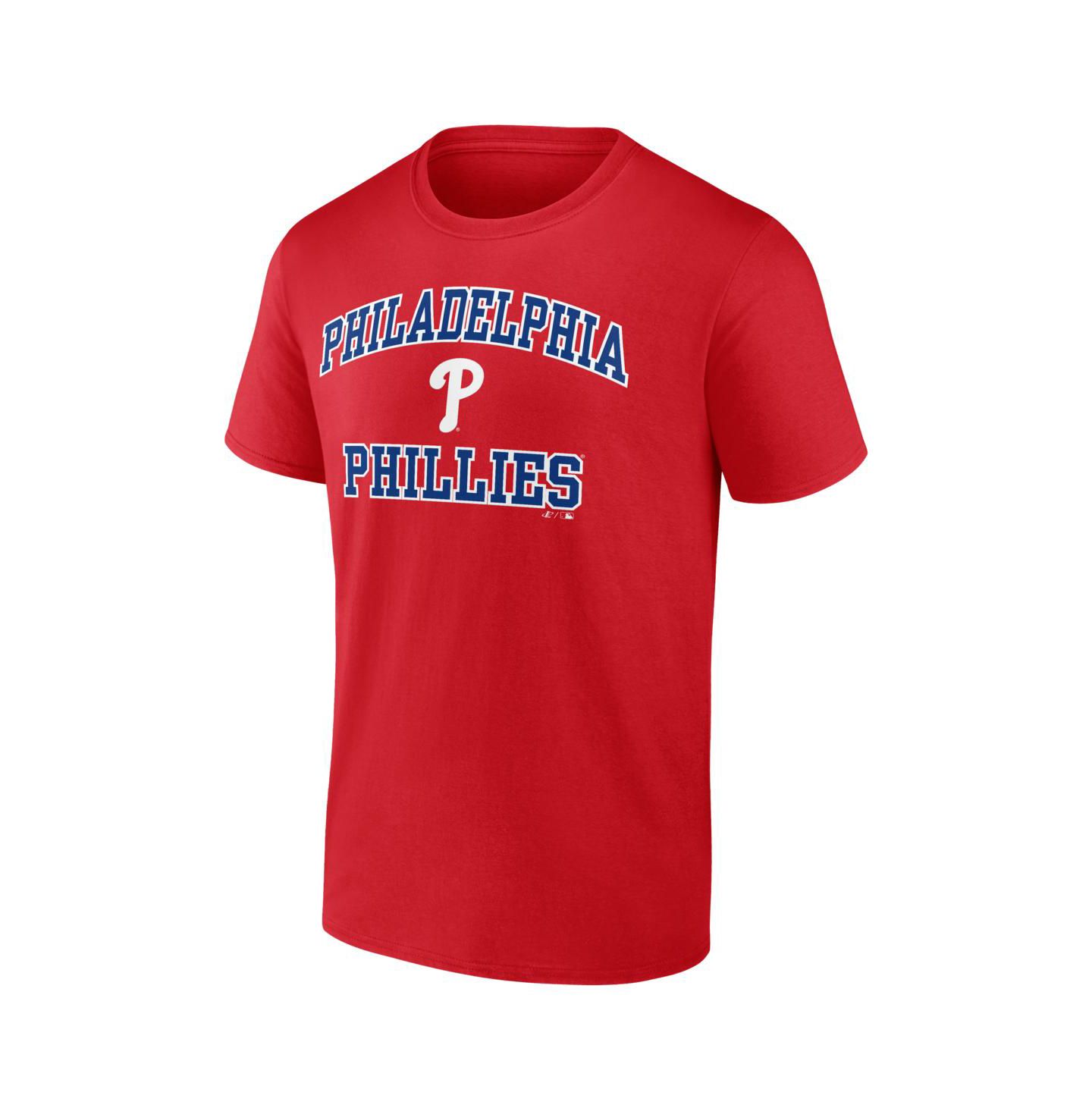 Мужская футболка Logo Athletic Red Philadelphia Phillies Heart and Soul — фото 2