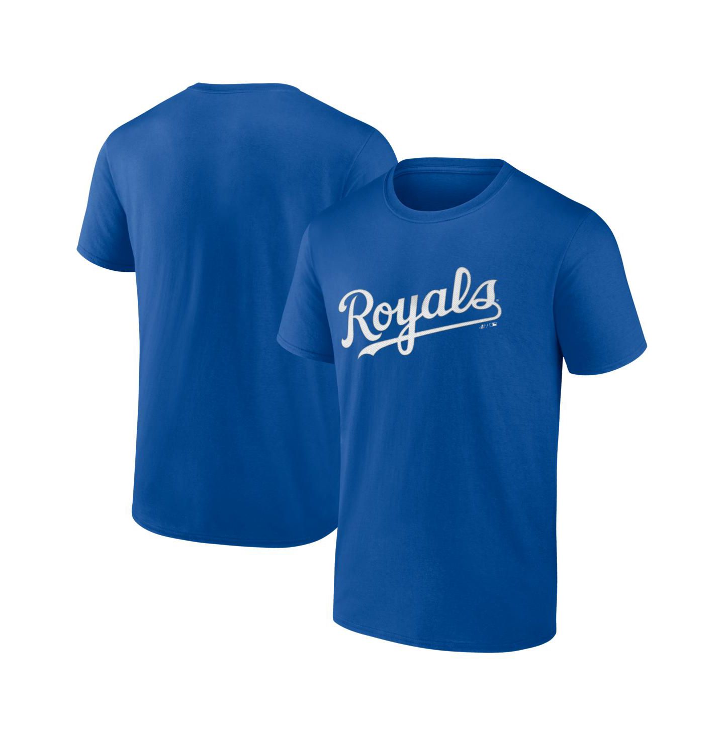 Мужская футболка Logo Athletic Royal Kansas City Royals Wordmark — фото 1