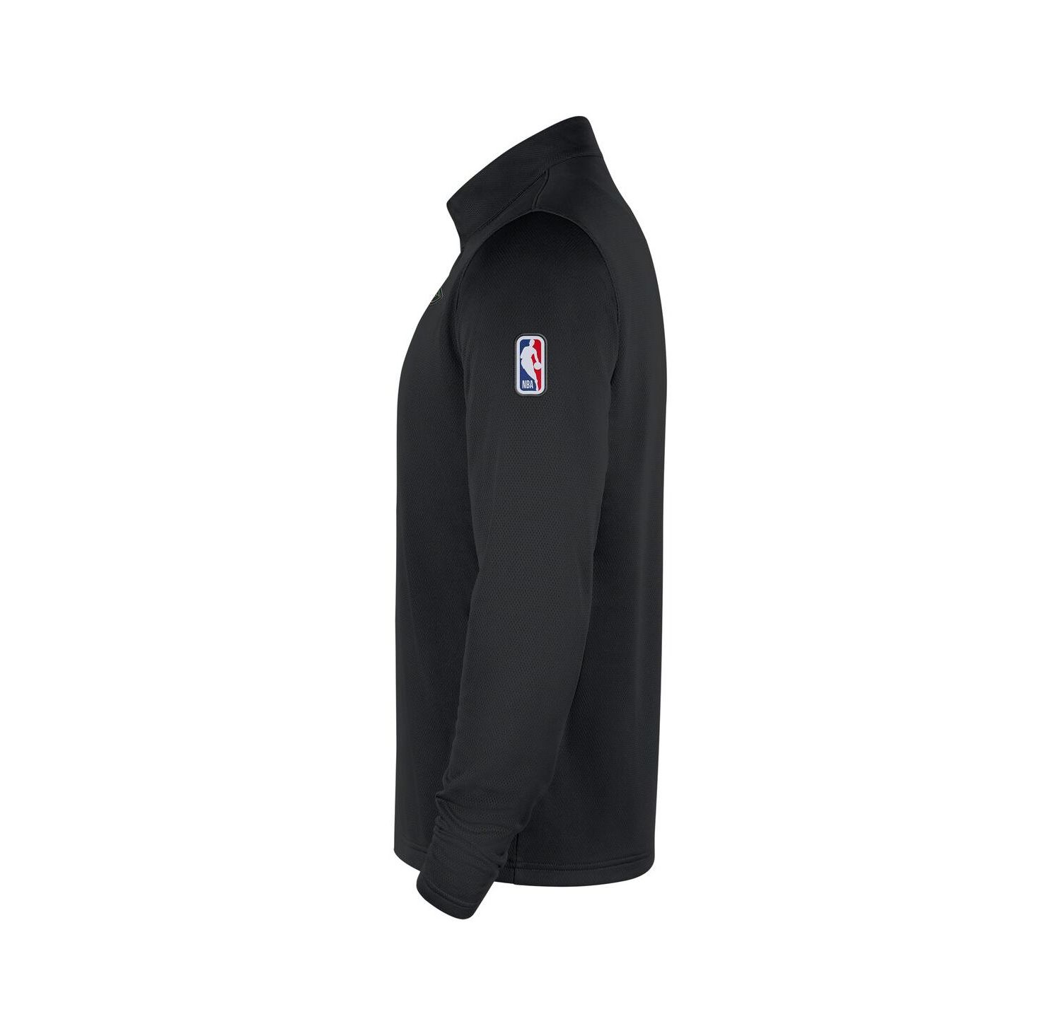 Men's Black New Orleans Pelicans 2025/26 City Edition Remix Authentic Coaches Dri-FIT Half-Zip Sweatshirt