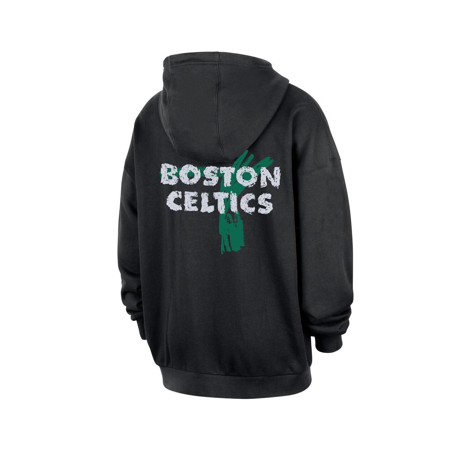 Men's Black Boston Celtics Courtside Club Premium Hoodie