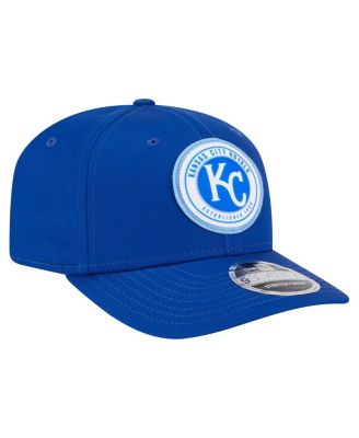 Men's Royal Kansas City Royals Circle Patch 9SEVENTY Stretch-Snap Hat