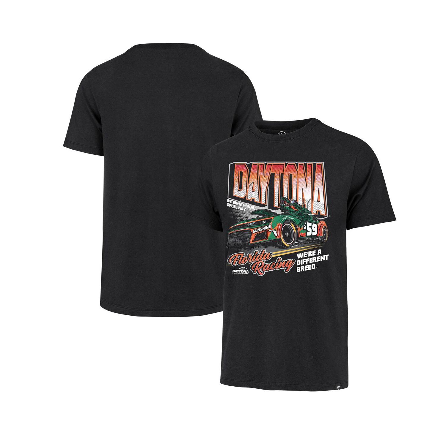Men's Black Daytona International Speedway Daytona 500 Franklin T-Shirt