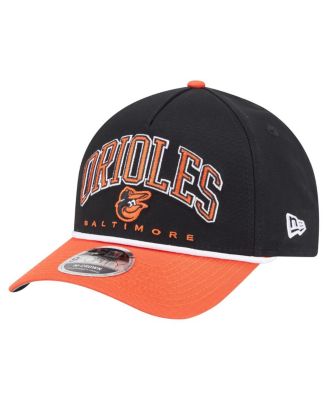 Men's Black/Orange Baltimore Orioles Arch 9FORTY A-Frame M-Crown Adjustable Hat