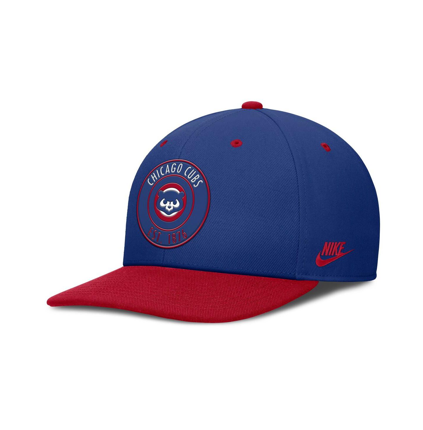 Мужская кепка Nike Royal/Red Chicago Cubs Cooperstown Collection Pro Dri-FIT Snapback Hat — фото 1