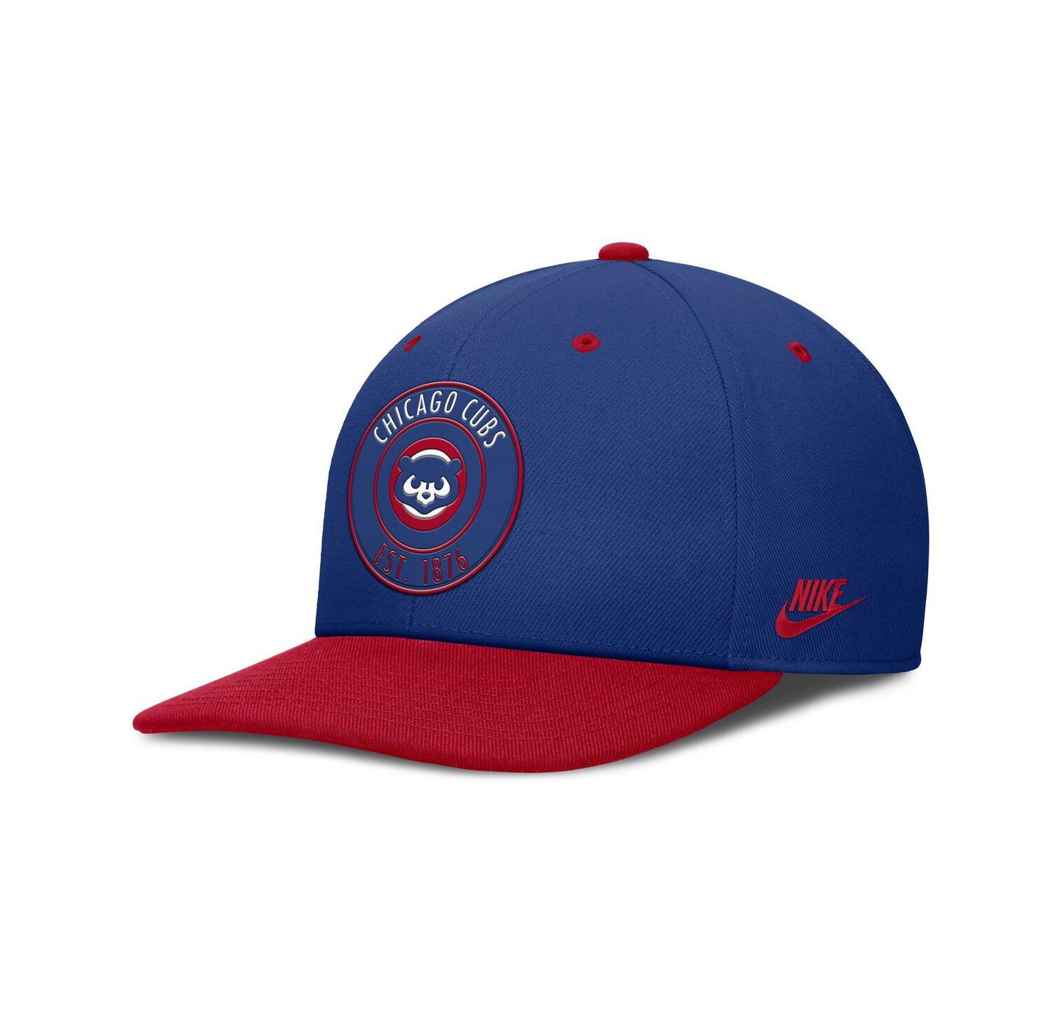 Men's Royal/Red Chicago Cubs Cooperstown Collection Pro Dri-FIT Snapback Hat