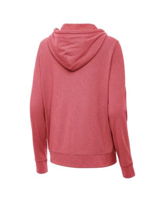 Women's Heather Crimson Indiana Hoosiers Seeker Full-Zip Hoodie Jacket