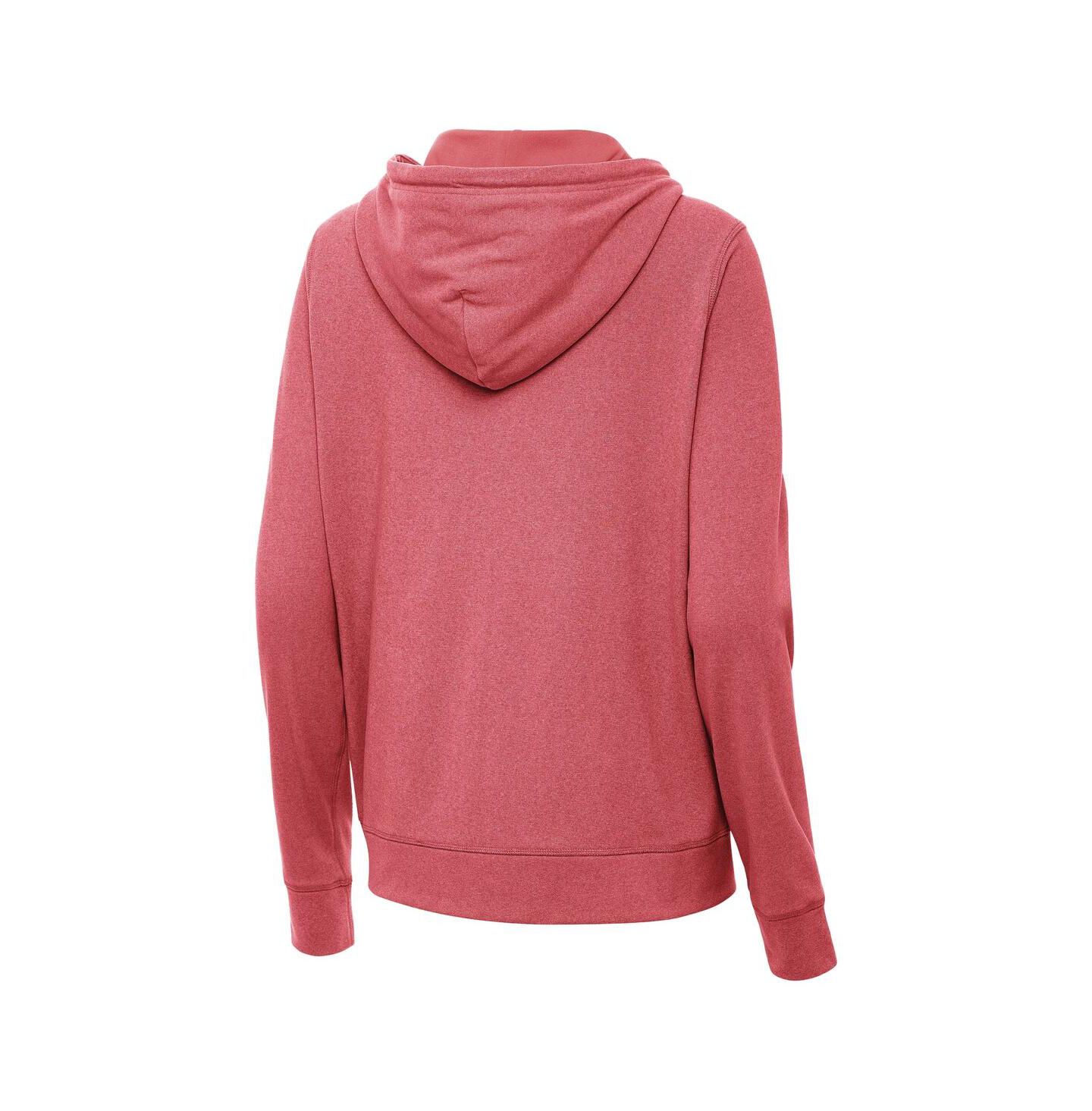 Женская куртка Antigua Heather Crimson Indiana Hoosiers Seeker Full-Zip Hoodie Jacket — фото 3