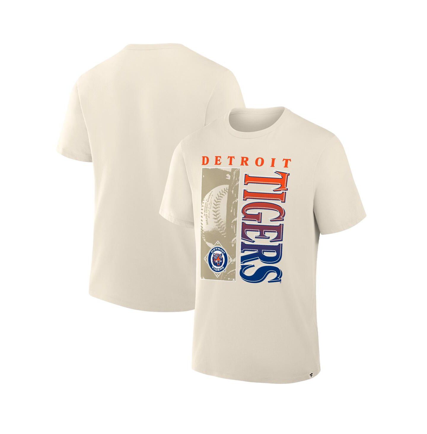 Мужская футболка Fanatics Cream Detroit Tigers Legacy — фото 1