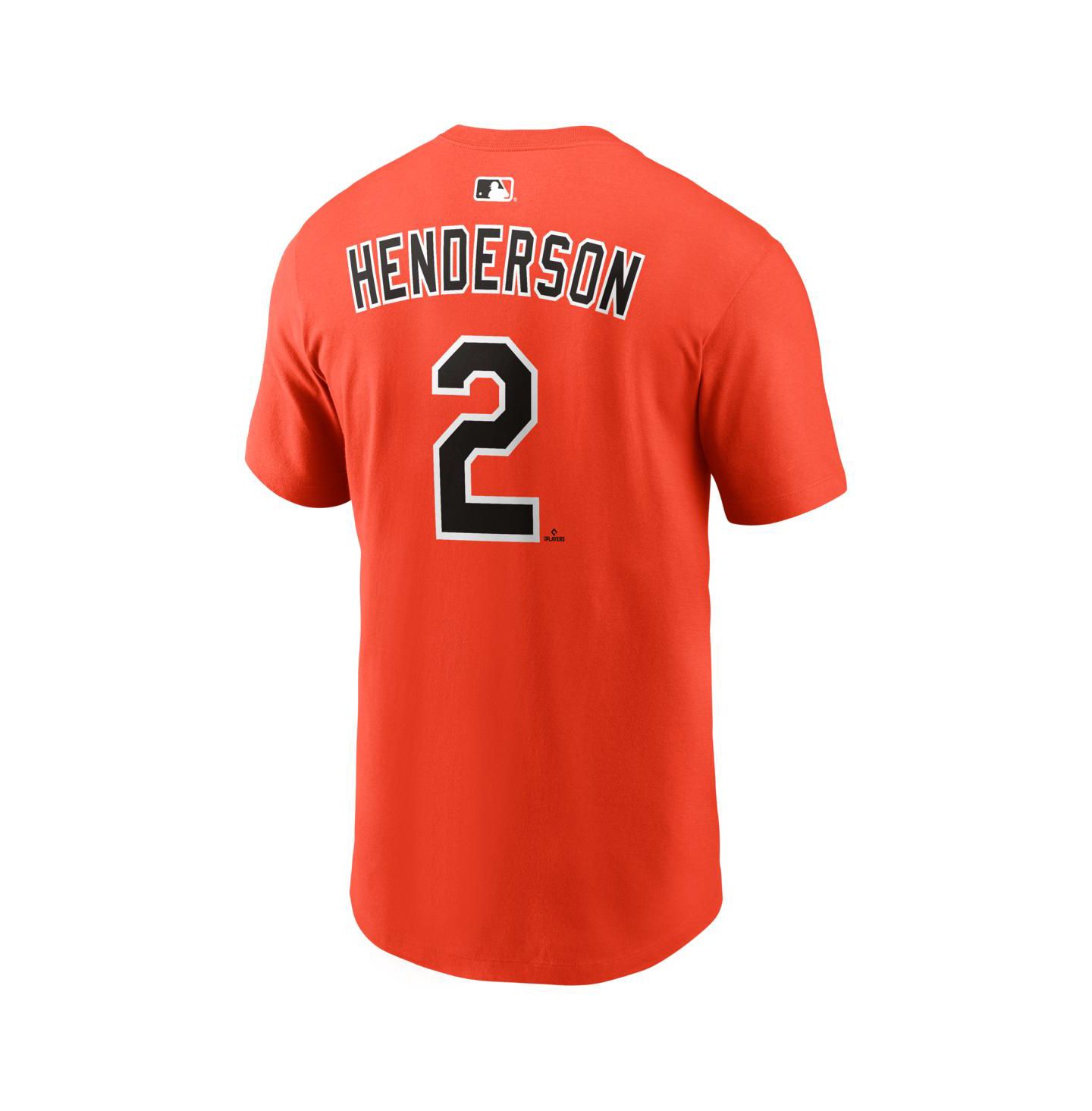 Мужская футболка Nike Gunnar Henderson Orange Baltimore Orioles Name & Number — фото 3