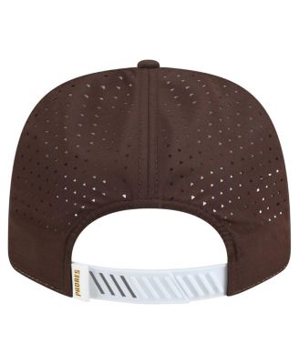 Men's White/Brown San Diego Padres Established Patch 9SEVENTY Adjustable Hat