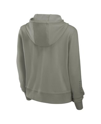 Women's Olive Detroit Tigers One Tri-Blend Dri-FIT Hoodie