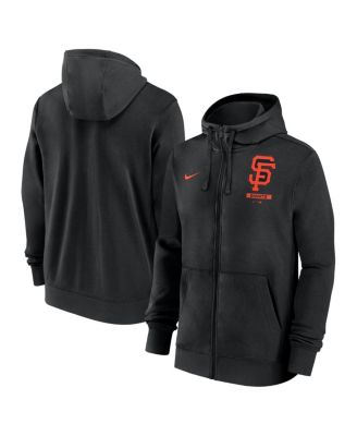 Men's Black San Francisco Giants Primetime Lockup Full-Zip Hoodie