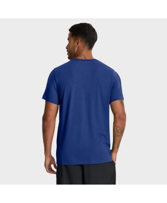 Men's Royal Los Angeles Dodgers Tri-Blend Logo T-Shirt