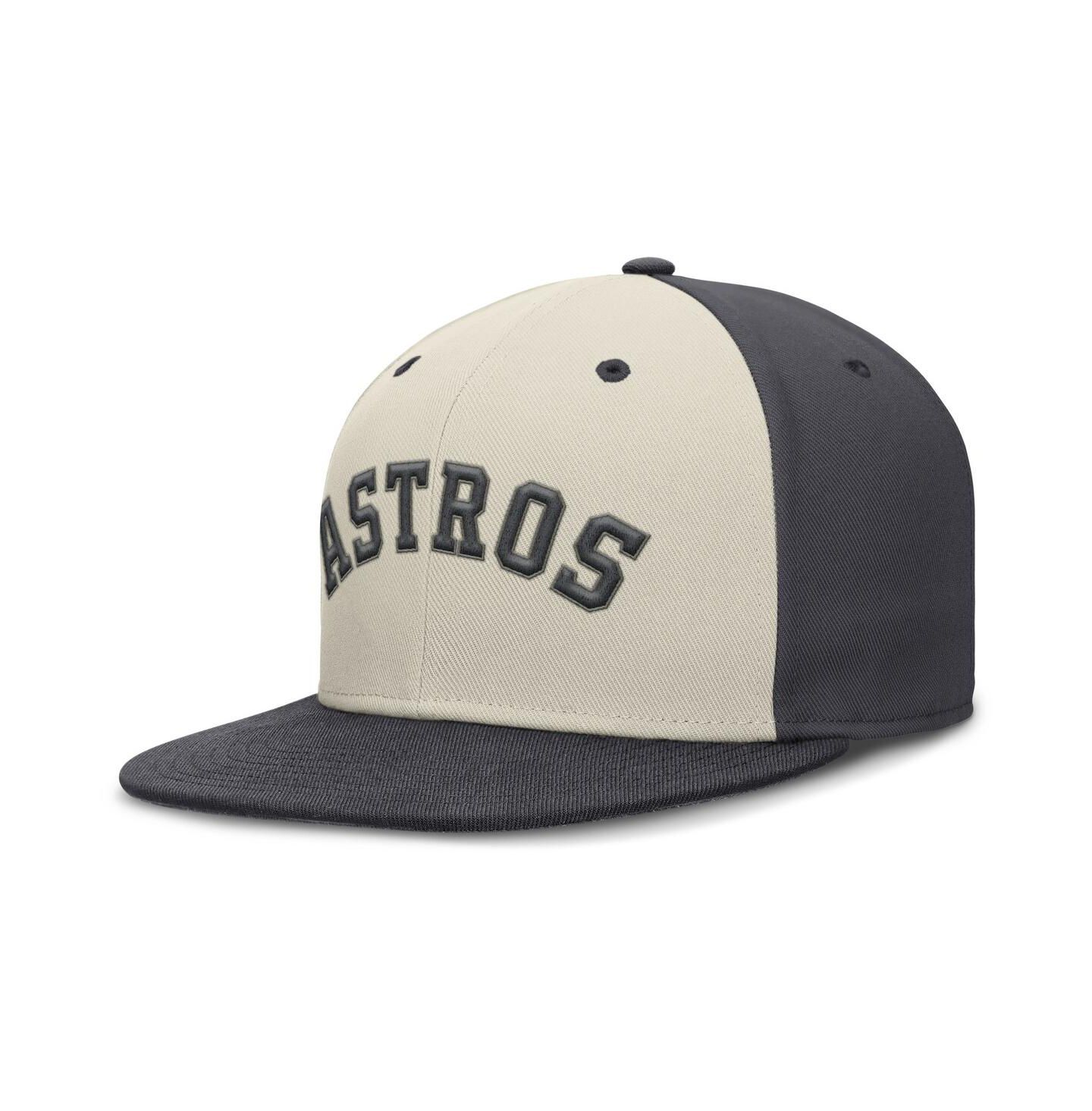 Мужская кепка Nike Cream Houston Astros Dri-FIT True Fitted Hat — фото 3
