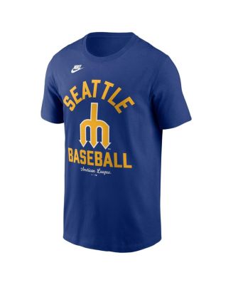 Men's Royal Seattle Mariners Cooperstown Collection T-Shirt