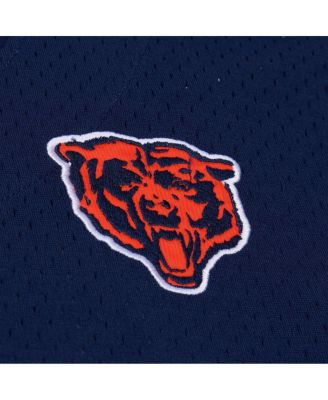 Men's Navy Chicago Bears Head Coach Mesh Full-Button Fashion Jersey