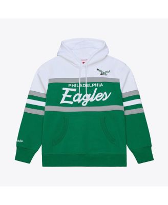Mitchell & Ness Men's Kelly Green Philadelphia Eagles Head Coach Hoodie