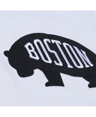 Men's White Boston Bruins Arctic Fleece Hoodie