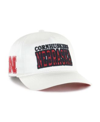 Women's White Nebraska Huskers Outspoken Hitch Adjustable Hat