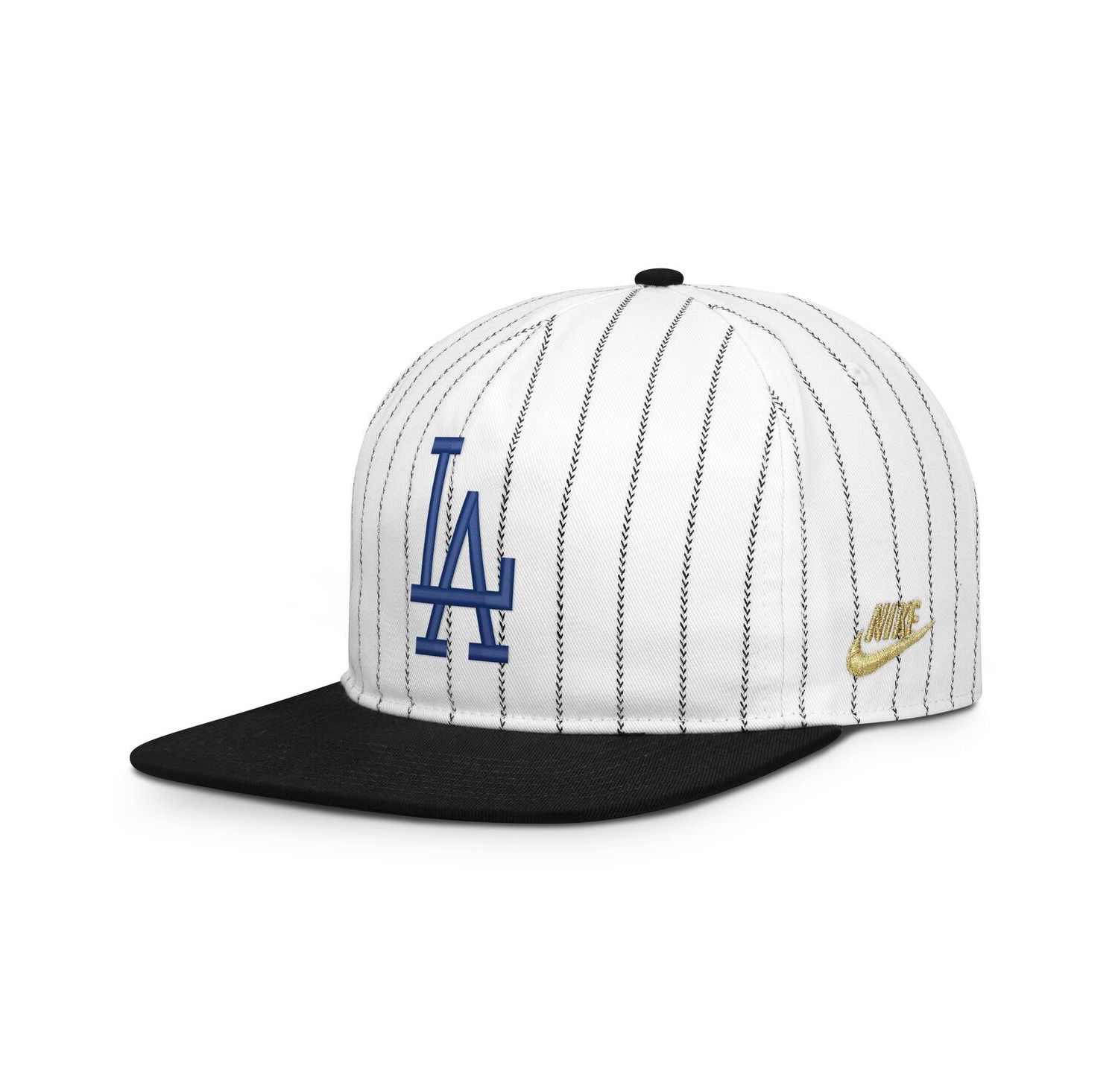 Men's White/Black Los Angeles Dodgers Cooperstown Collection Pro Adjustable Hat