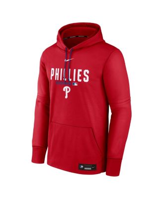 Men's Red Philadelphia Phillies Authentic Collection Therma-FIT Hoodie