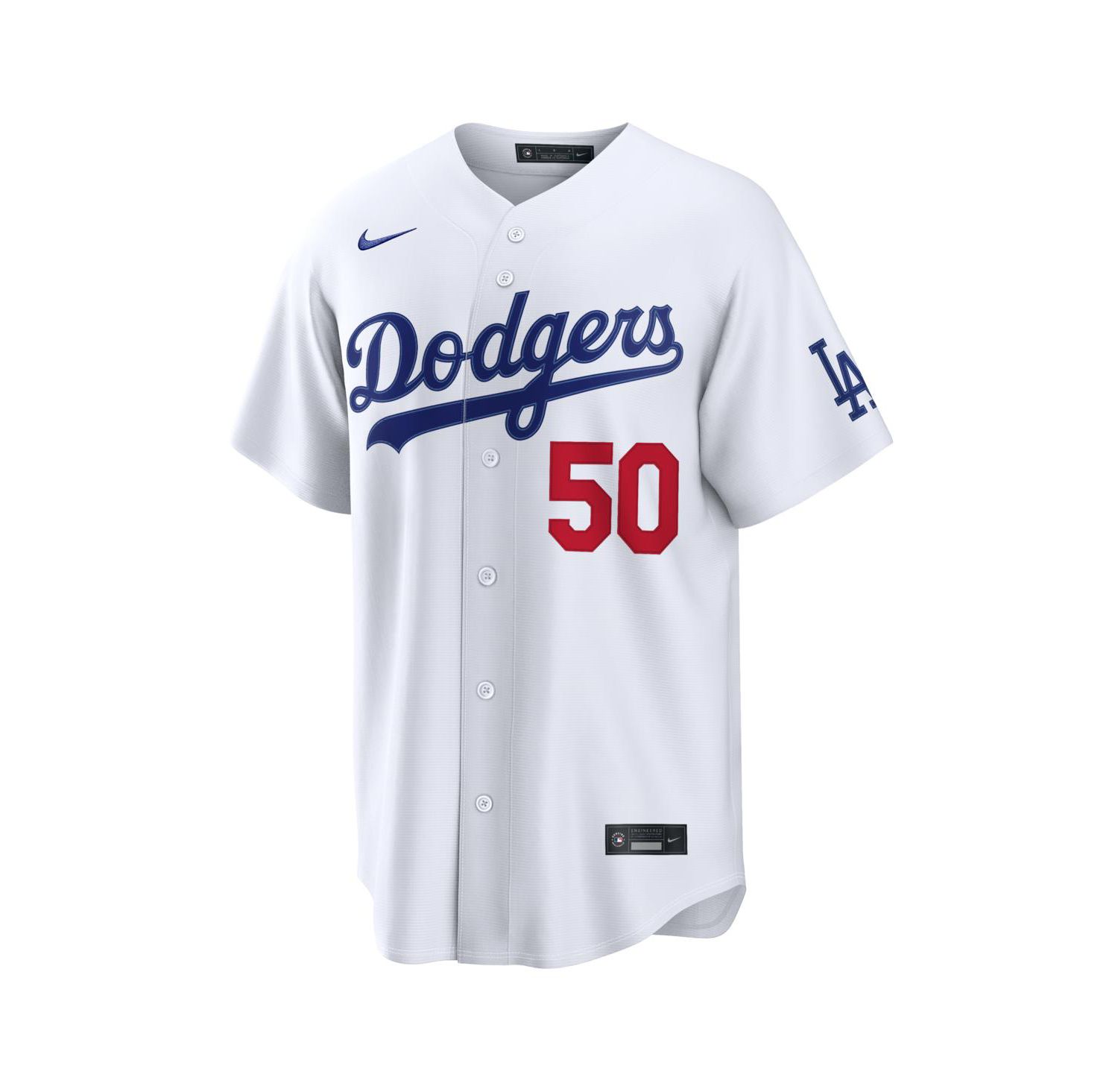 Men's Mookie Betts White Los Angeles Dodgers Home Stadium Jersey