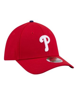 Men's Red Philadelphia Phillies Player Replica 39THIRTY M-Crown Flex Hat
