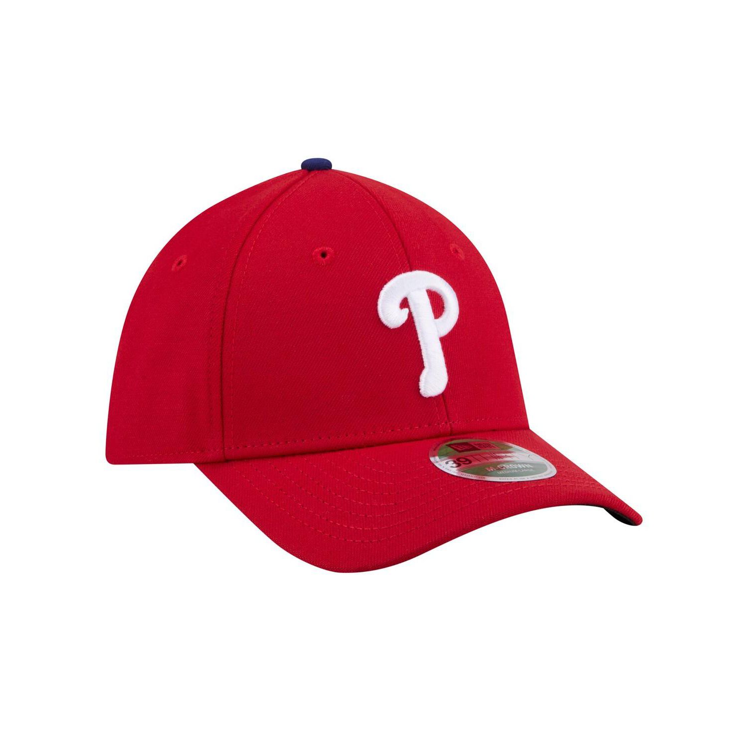 Men's Red Philadelphia Phillies Player Replica 39THIRTY M-Crown Flex Hat