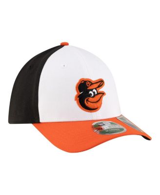 Men's White/Orange Baltimore Orioles Player Replica 39THIRTY M-Crown Flex Hat