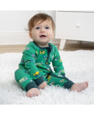 Trucks & Tractors Cotton Footless Pajamas for Boys, 2 Pack