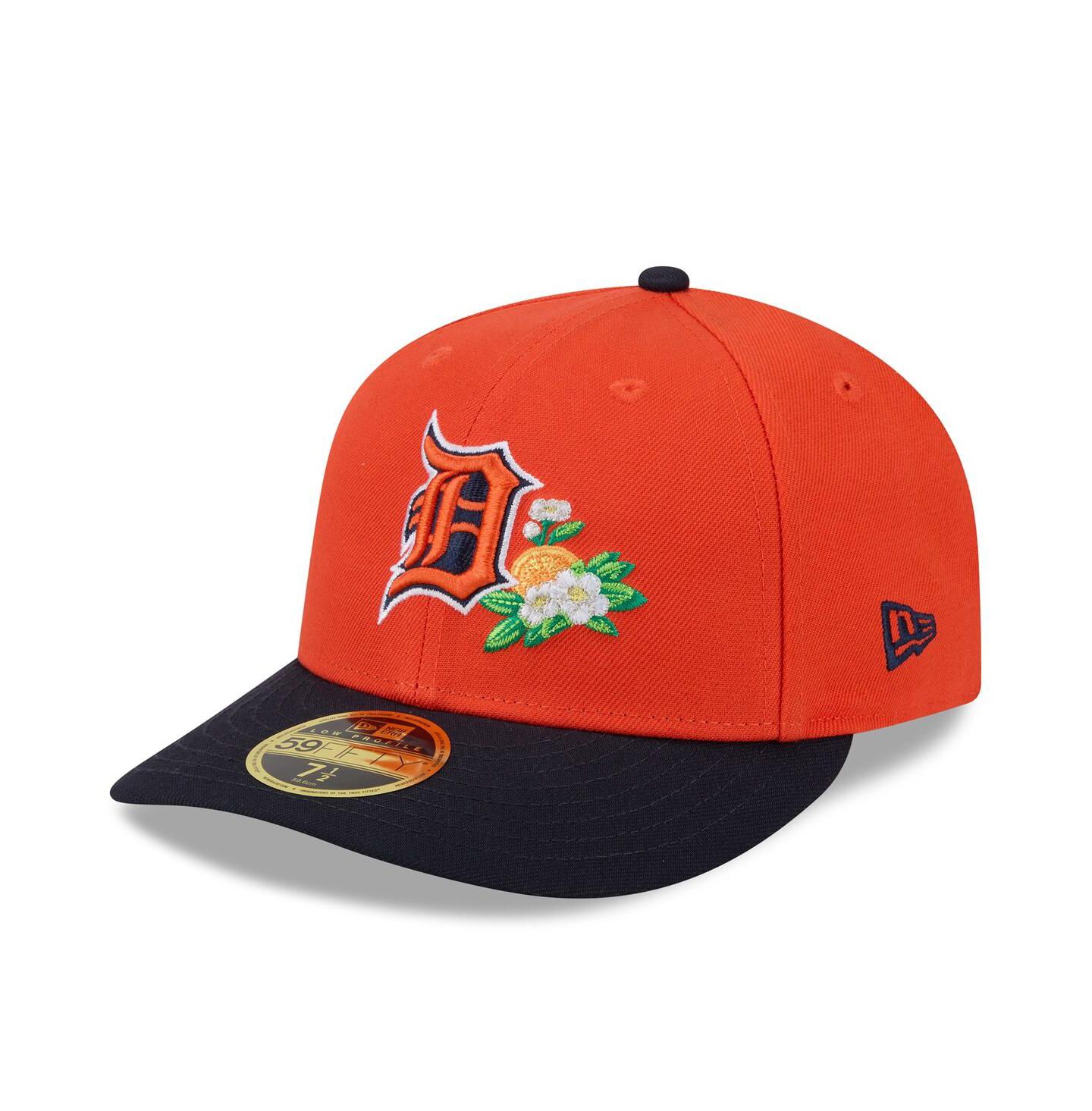 Мужская кепка New Era Orange/Navy Detroit Tigers 2026 Spring Training Low Profile 59FIFTY Fitted Hat — фото 3