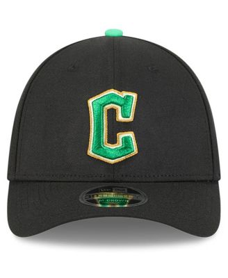 Men's Black Cleveland Guardians 2026 St. Patrick's Day 39THIRTY Flex Hat