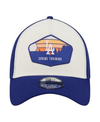 Men's Stone Los Angeles Dodgers 2026 Spring Training Fan Pack Gradient 39THIRTY Flex Hat