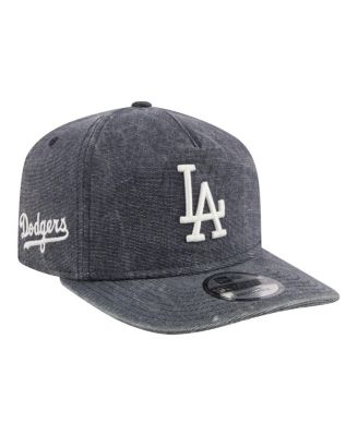 Men's Navy Heather Los Angeles Dodgers Throwback Denim Classic 19TWENTY Adjustable Hat