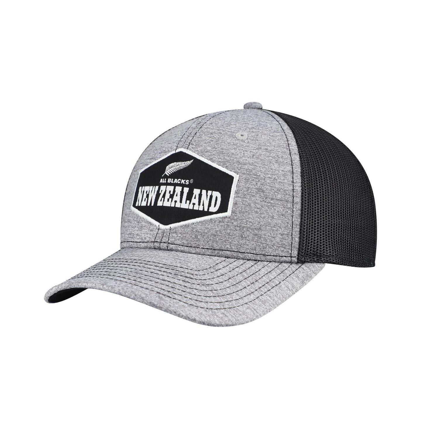 Мужская кепка '47 Brand Gray All Blacks Generic Mass Rodeo Patch Trucker Adjustable Hat — фото 1