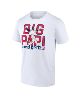 Men's David Ortiz White Boston Red Sox Cooperstown Collection Player T-Shirt
