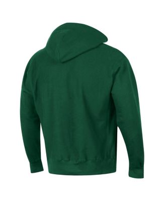 Men's Green Athletics Reverse Weave Chenille Hoodie