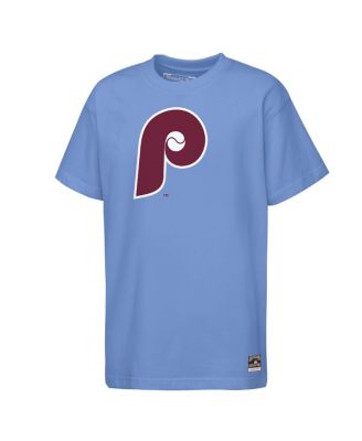 Big Boys and Girls Light Blue Philadelphia Phillies Cooperstown Concession T-Shirt