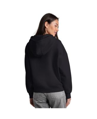 Women's Black Washington Commanders Rhinestone Relaxed Hoodie