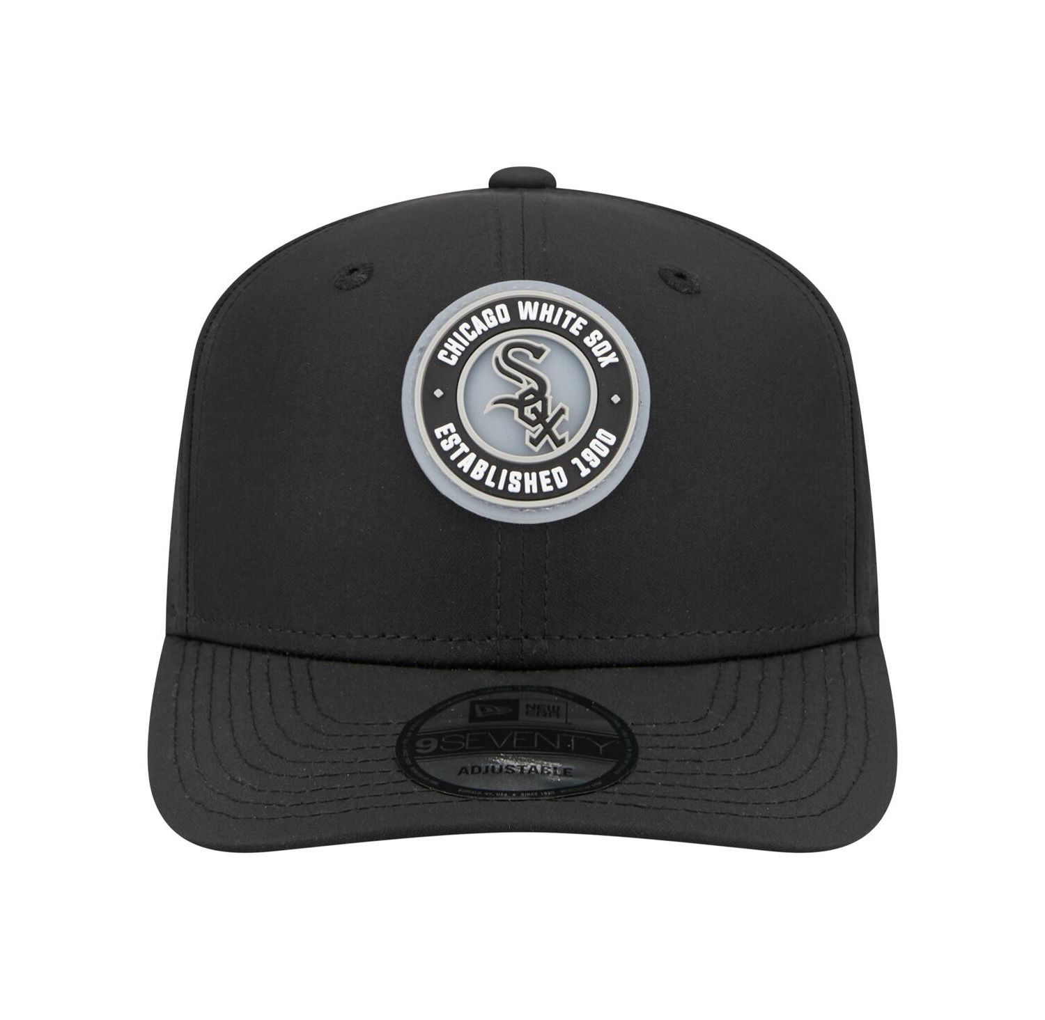Men's Black Chicago White Sox Circle 9SEVENTY Adjustable Hat