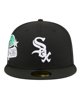 Men's Black Chicago White Sox City Patch 59FIFTY Fitted Hat
