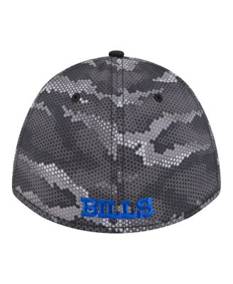 Men's Black Buffalo Bills Camo A-Frame 39THIRTY Flex Hat