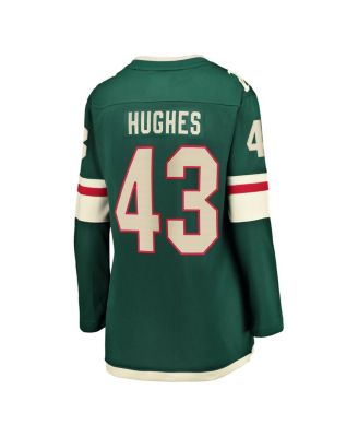Women's Quinn Hughes Green Minnesota Wild Home Breakaway Jersey